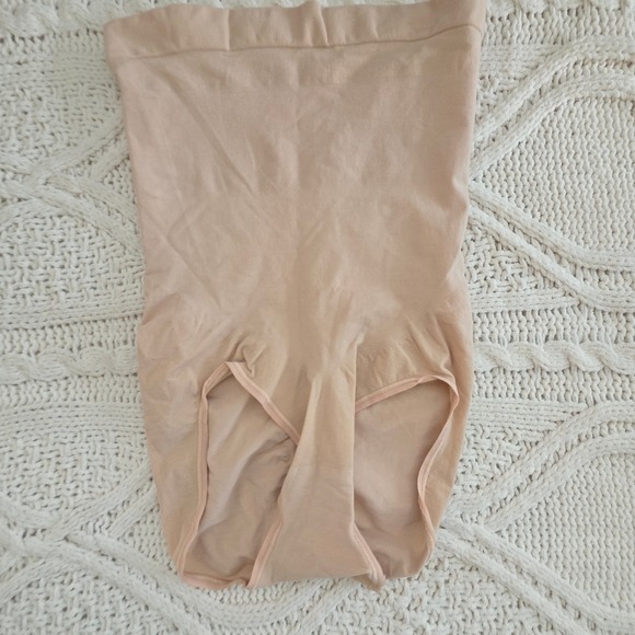 NEW SPANX Power Series XL Beige High Waisted Control Panties Shapewear - Picture 1 of 3